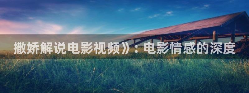 秋霞吉吉影音：撒娇解说电影视频》: 电影情感的深度