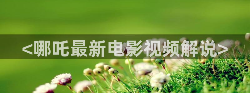 秋霞电影软件：<哪吒最新电影视频解说>